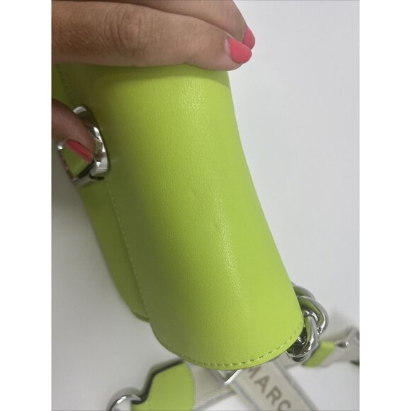 Marc Jacobs The J Green Glow Smooth Leather Shoulder Crossbody Handbag Purse - Picture 13 of 13